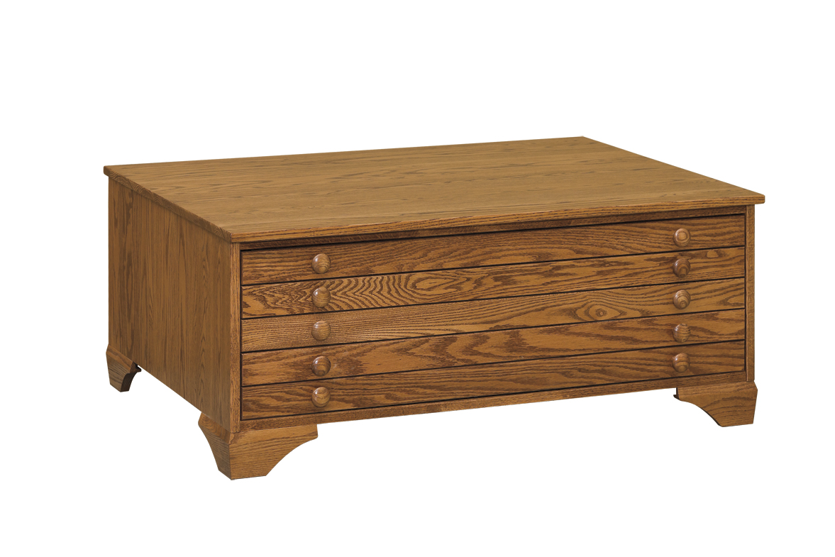 Flat File Cabinet Small 24"x36" - File Cabinets - Amish Furniture