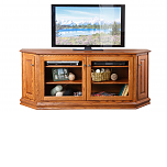 TV Console with Canted Front