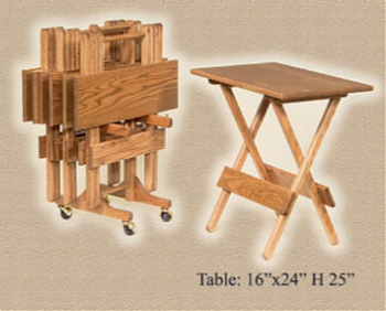 Oak Folding Table