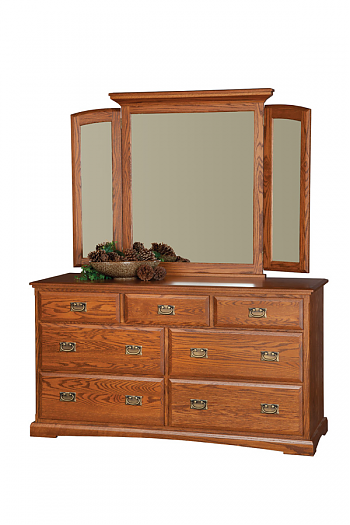 62” Dresser w/ 7 Drawers (base only)