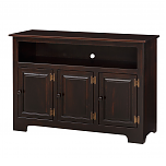 3 Door Plasma Cabinet w/ Wood