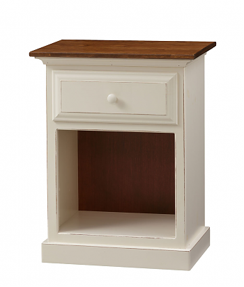 1 Drawer, Open Nightstand