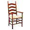 French Country Ladder Back Arm Chair