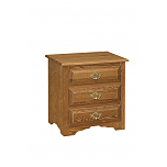 Eden Style 3 Drawer Nightstand