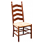 French Country Ladder Back Side Chair