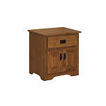 Mission Night Stand with 1 drawer, 2 door