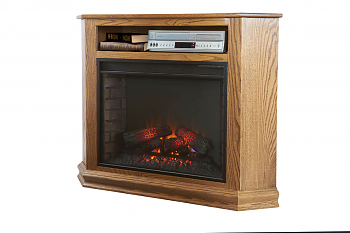Corner TV Stand with 28" Fireplace Insert