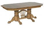 42 x 66 Double Pedestal Table