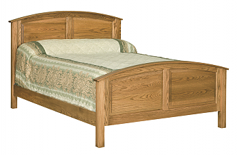 Curved Raised Panel Bed