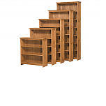 36"W Mission Flat Panel Bookcase