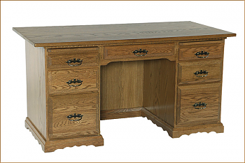 58" Roll Top Desk