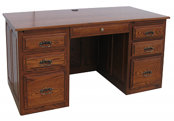 Traditional 55" Executive Desk