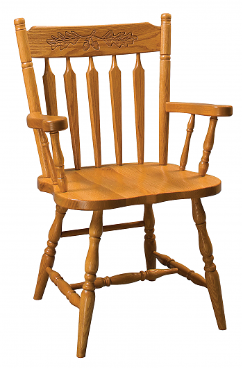 Acorn Colonial Arrow Back Arm Chair