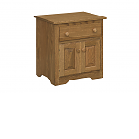 Shaker Nightstand with 1 Drawer, 2 Door