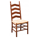 French Country Ladder Back Side Chair