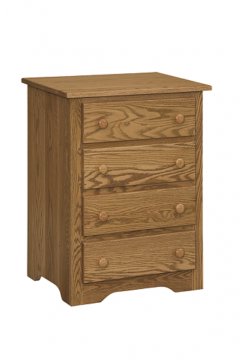 Shaker 4 Drawer Nightstand
