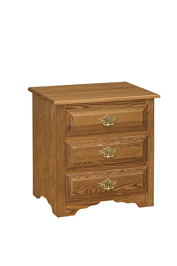 Eden Style 3 Drawer Nightstand