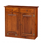Trash Bin & Cabinet w/ Wood