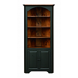 Large Colonial Style Corner Cupboard