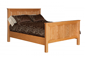 Shaker Raised Panel Bed
