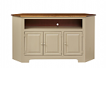 3 Door Corner Plasma Cabinet w/ Wood