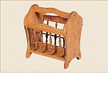 Oak Floor Magazine Rack