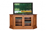 TV Console with Canted Front