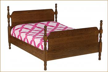 Solid Panel Windsor Bed