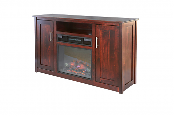 58" Plasma TV Cabinet with Fireplace