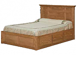 Shaker Platform Drawer Unit Bed