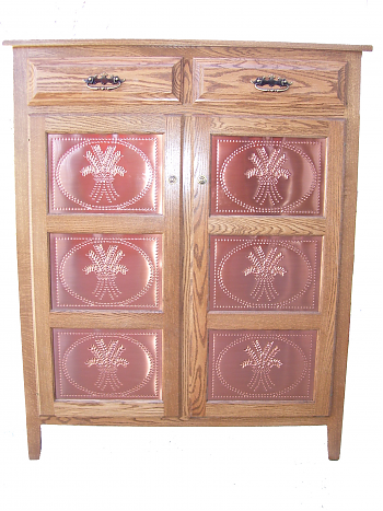 Traditional Large Pie Safe with Tin Panels