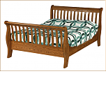 Slatted Sleigh Bed