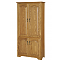 Bookase with Glass or Raised Panel Doors on Top