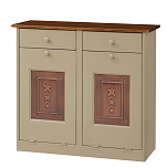 Double Trash Bin w/ Tin