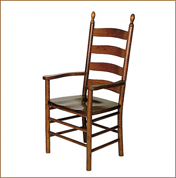 Shaker Ladder Back Arm Chair