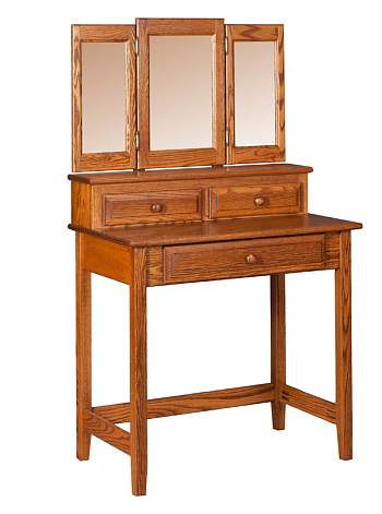Vanity Table w/ Drawers & Mirror