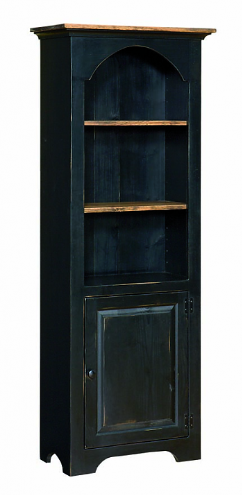2'x6' Bookcase w/ 1 Door