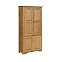 Bookase with Glass or Raised Panel Doors on Top
