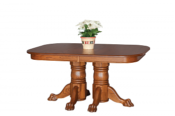 48 x 60 Double Pedestal Table