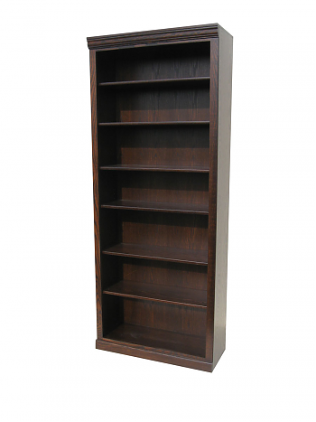 Traditional 7 Ft Bookcase with Flush Sides
