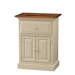 1 Drawer, 2 Door Nightstand