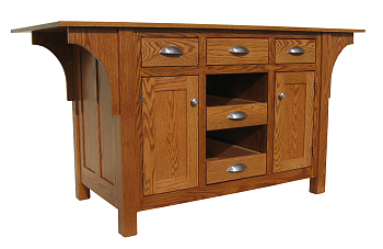 Mission Large Kitchen Island