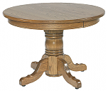 54 x 54 Single Pedestal Table