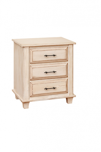 Wrought Iron Panel Night Stand
