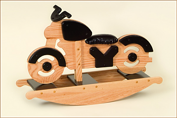 Childs Motorcycle w/Leather Seat