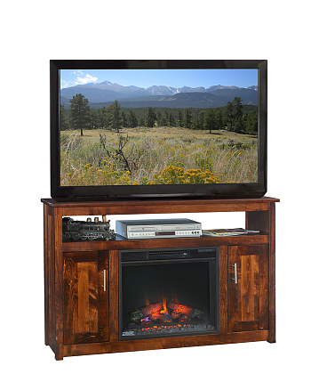 TV Stand with 23" Fireplace