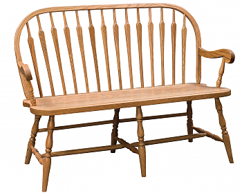 Arrow Back Windsor Bench