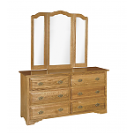 Eden Style 6 Drawer Dresser