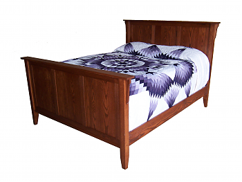 Mission Bed with Flat Panels