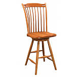 Thumb Back Swivel Stool